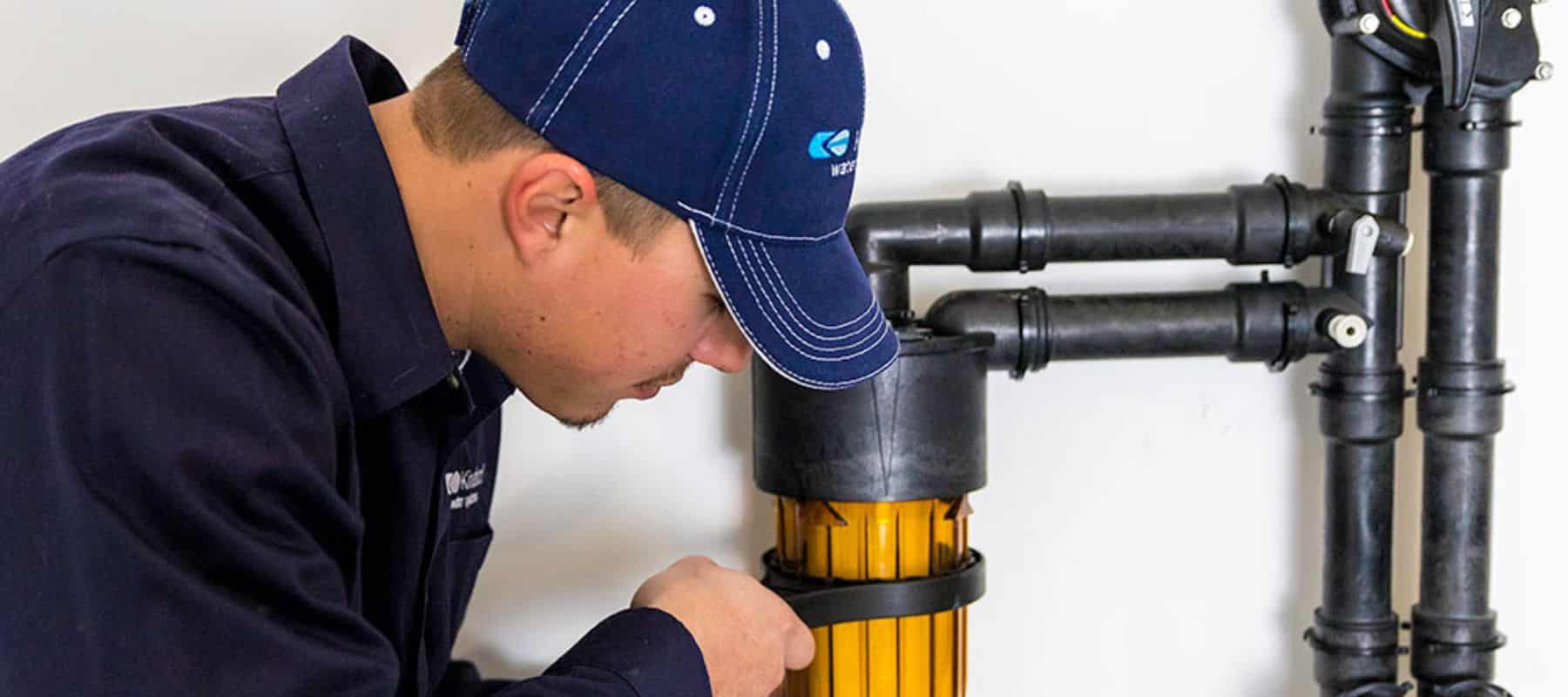 kinetico tech installing a filter